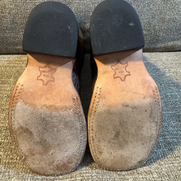 Old West Brown Crocodile Pattern Cowboy Boots BSC1830 kids Size 1.0D - Picture 6 of 10